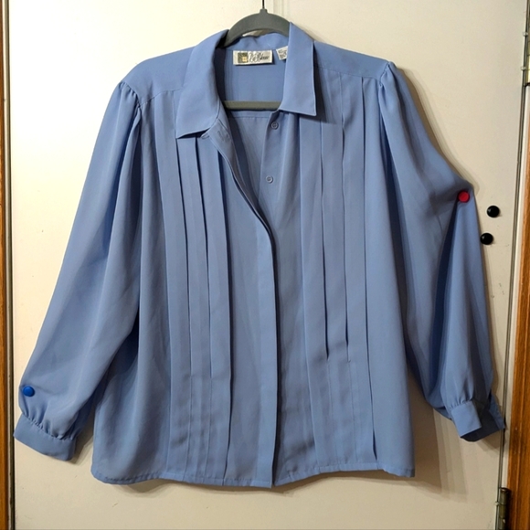 Vintage LaBlouse long sleeve Blouse size 16 - Picture 1 of 8